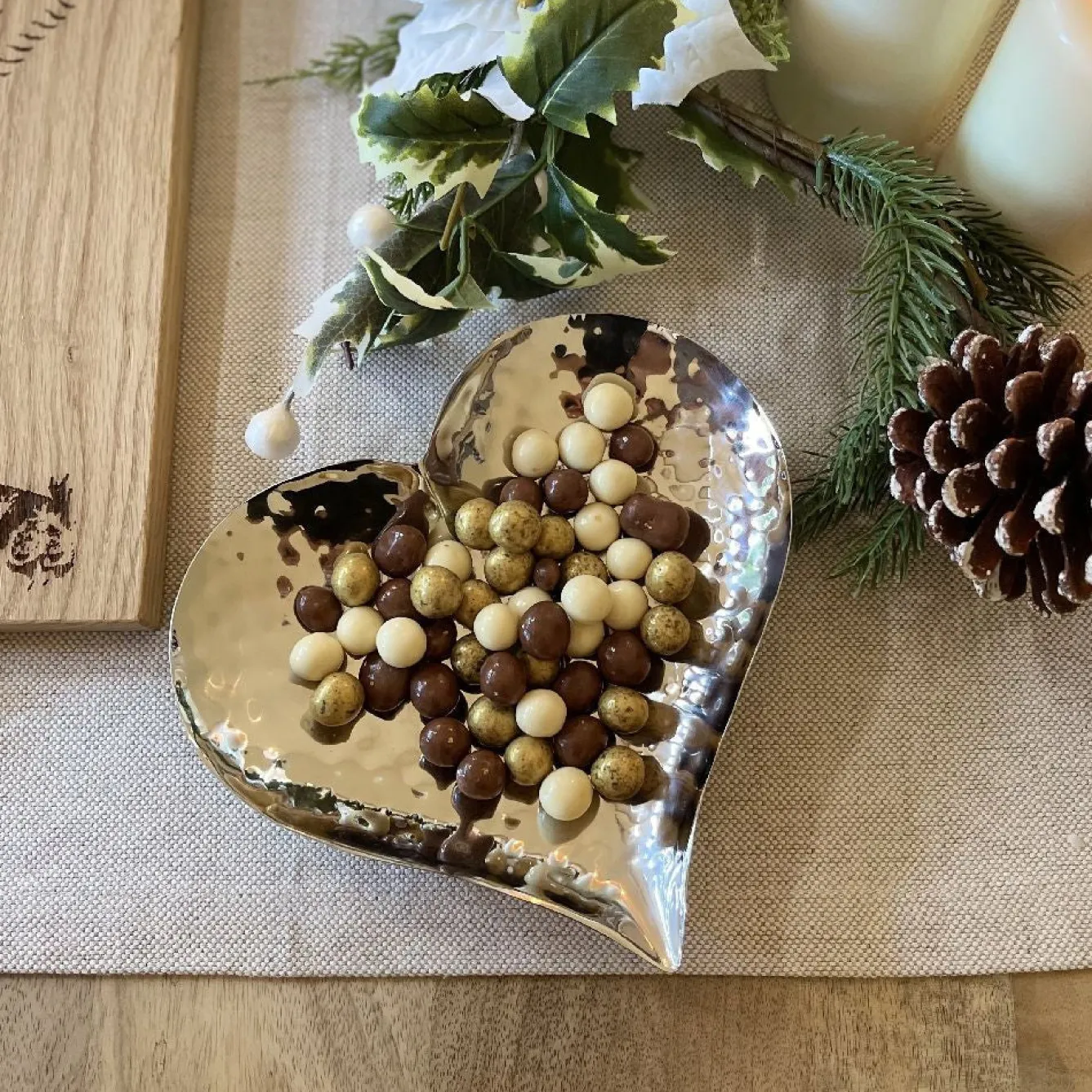 Selbrae Hand Hammered Heart Dish- Valentine's Day|Tea