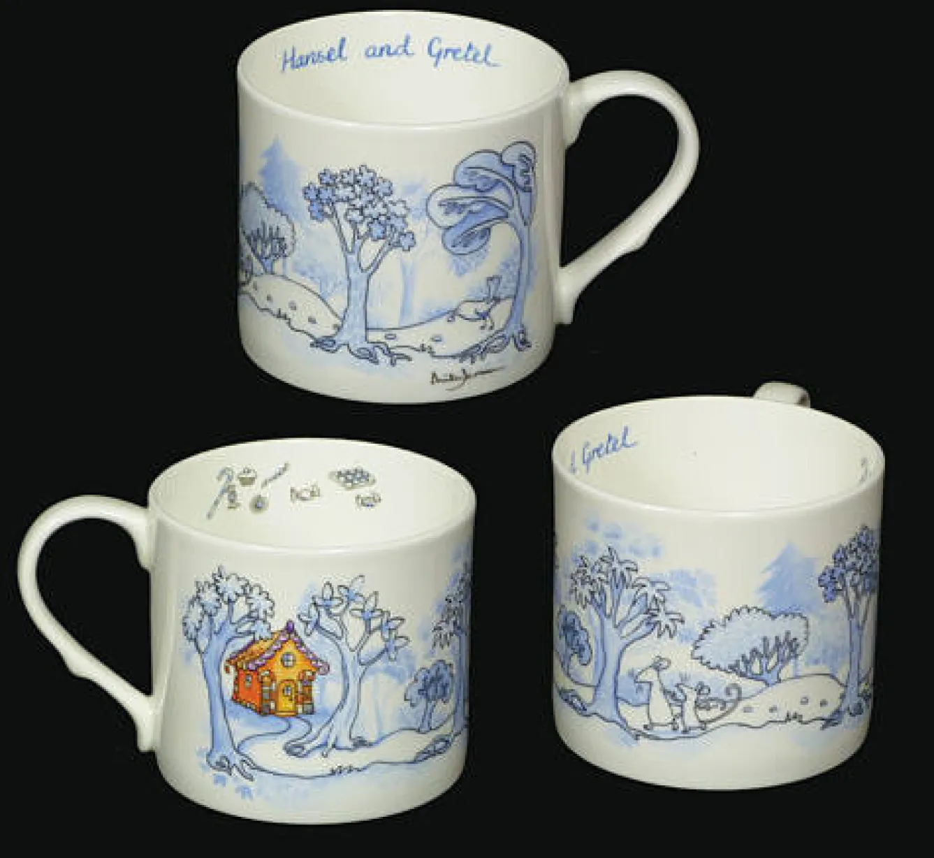 Two Bad Mice Hansel & Gretel Blue Mug- Tea|Whimsical