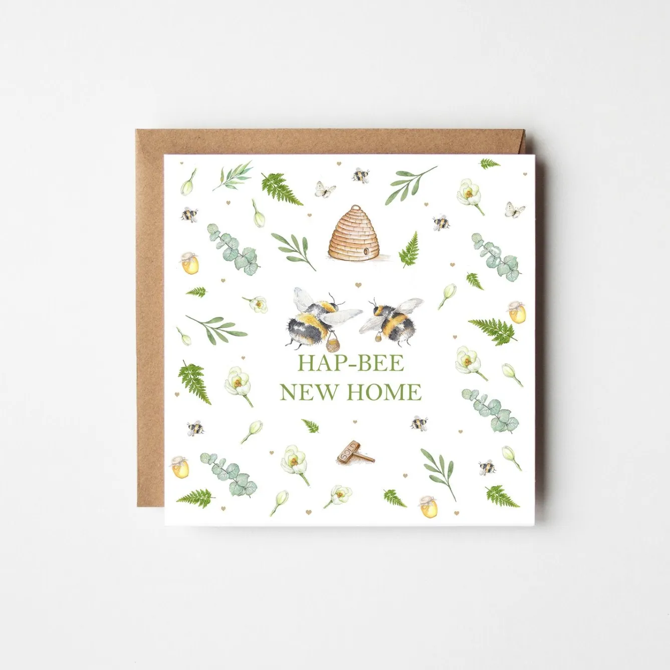 West Country Designs 'Hap-Bee New Home' Card- Greeting Cards