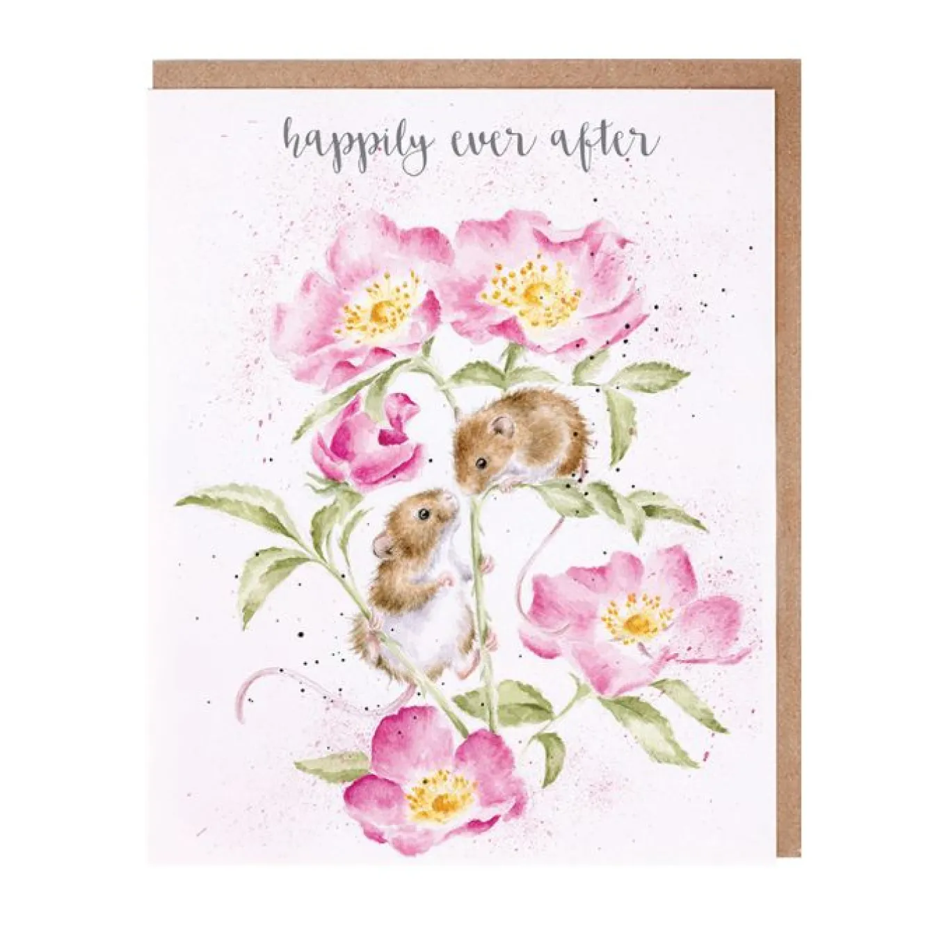 Wrendale Designs 'Happily Ever After' Mouse Wedding Greetings Card- Greeting Cards
