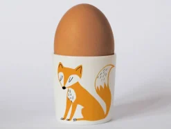 Repeat Repeat Happiness Fox Egg Cup- Egg Cups