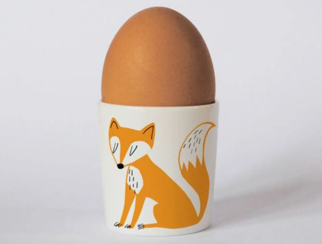 Repeat Repeat Happiness Fox Egg Cup- Egg Cups