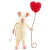 Sew Heart Felt Happy Heart Balloon Mouse- Valentine's Day|Children