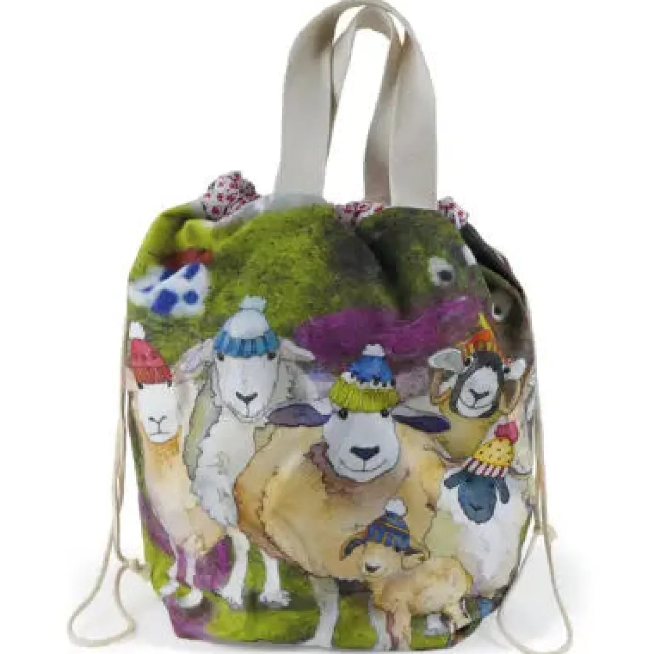 Emma Ball Happy Sheep Large Bucket Bag- Bags