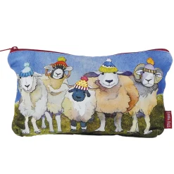 Emma Ball Happy Sheep Zipped Pouch- Crafts|Bags