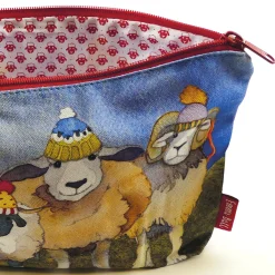Emma Ball Happy Sheep Zipped Pouch- Crafts|Bags