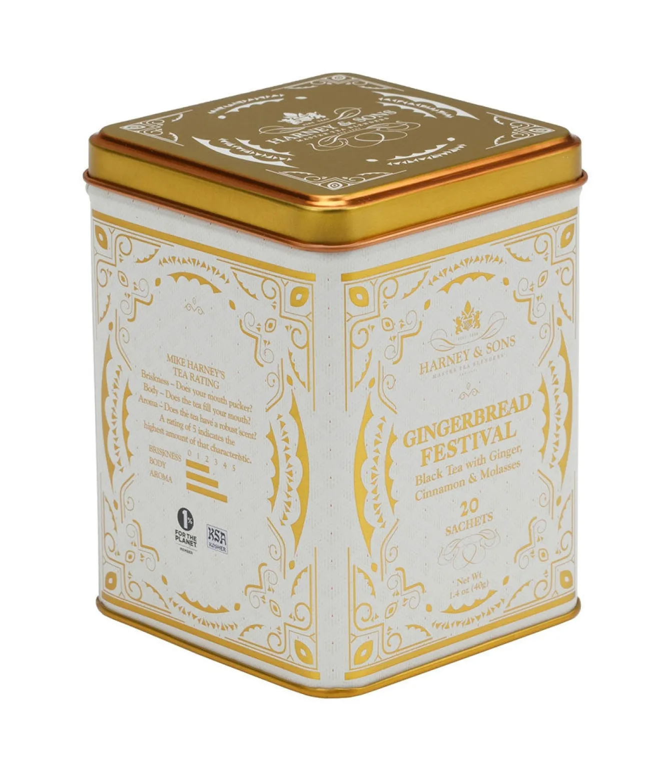 Harney & Sons Harney & Sons Gingerbread Festival Tea - 20 Sachets- Holiday Treats|Christmas