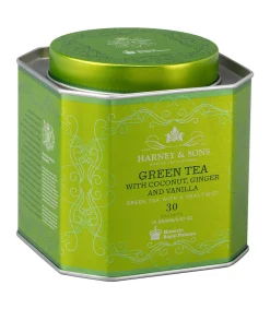 Harney & Sons Harney & Sons Green Tea with Coconut, Ginger & Vanilla - 30 Sachets- Tea