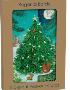 Roger La Borde Heart of the Forest Tri-fold Card Pack- Christmas Decorations|Christmas Cards