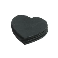 Selbrae Heart Slate Coasters- Set of 4- Valentine's Day|Tea