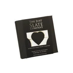 Selbrae Heart Slate Coasters- Set of 4- Valentine's Day|Tea