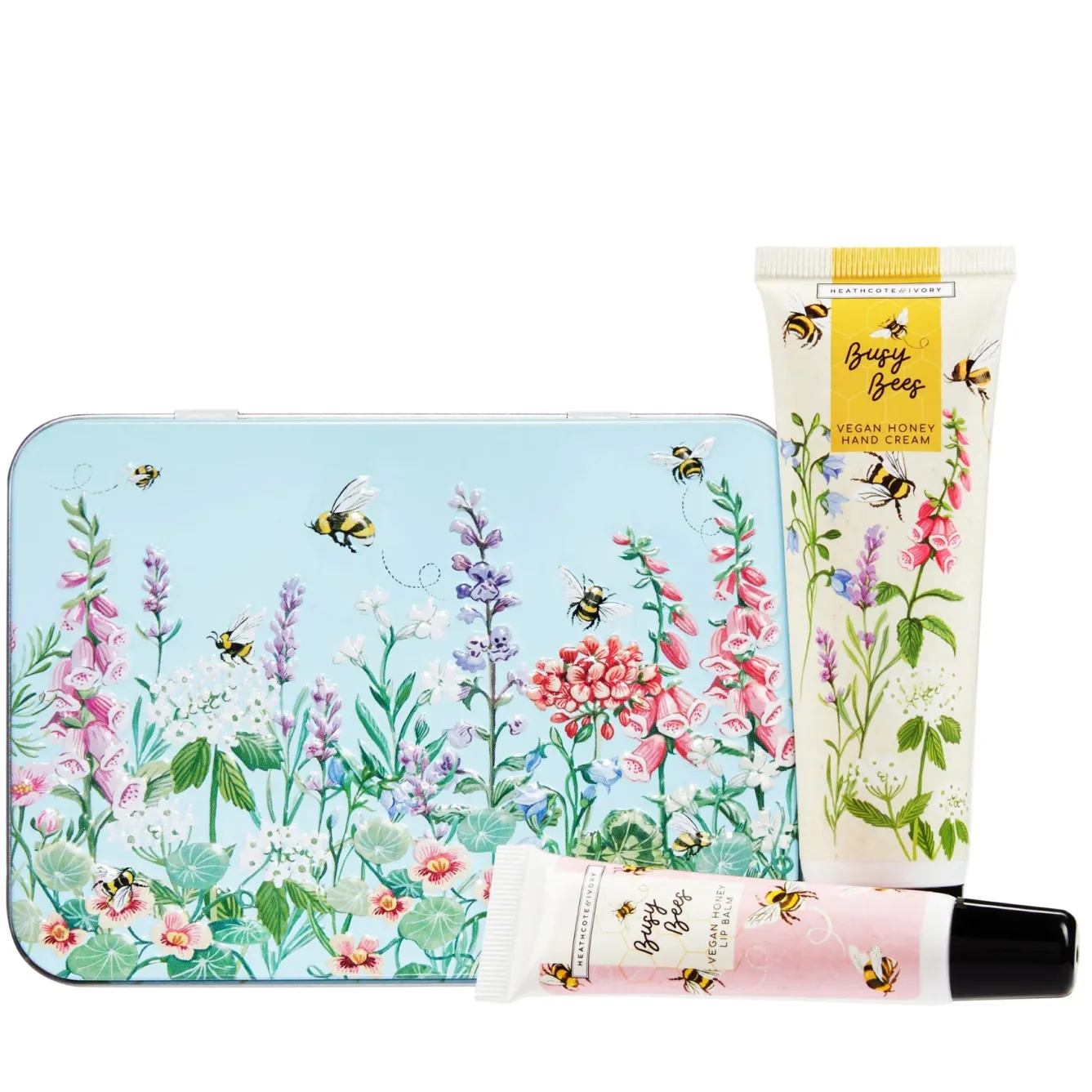 Heathcote & Ivory Heathcote & Ivory Busy Bee Hand and Lip Hand Tin- Soaps & Lotions