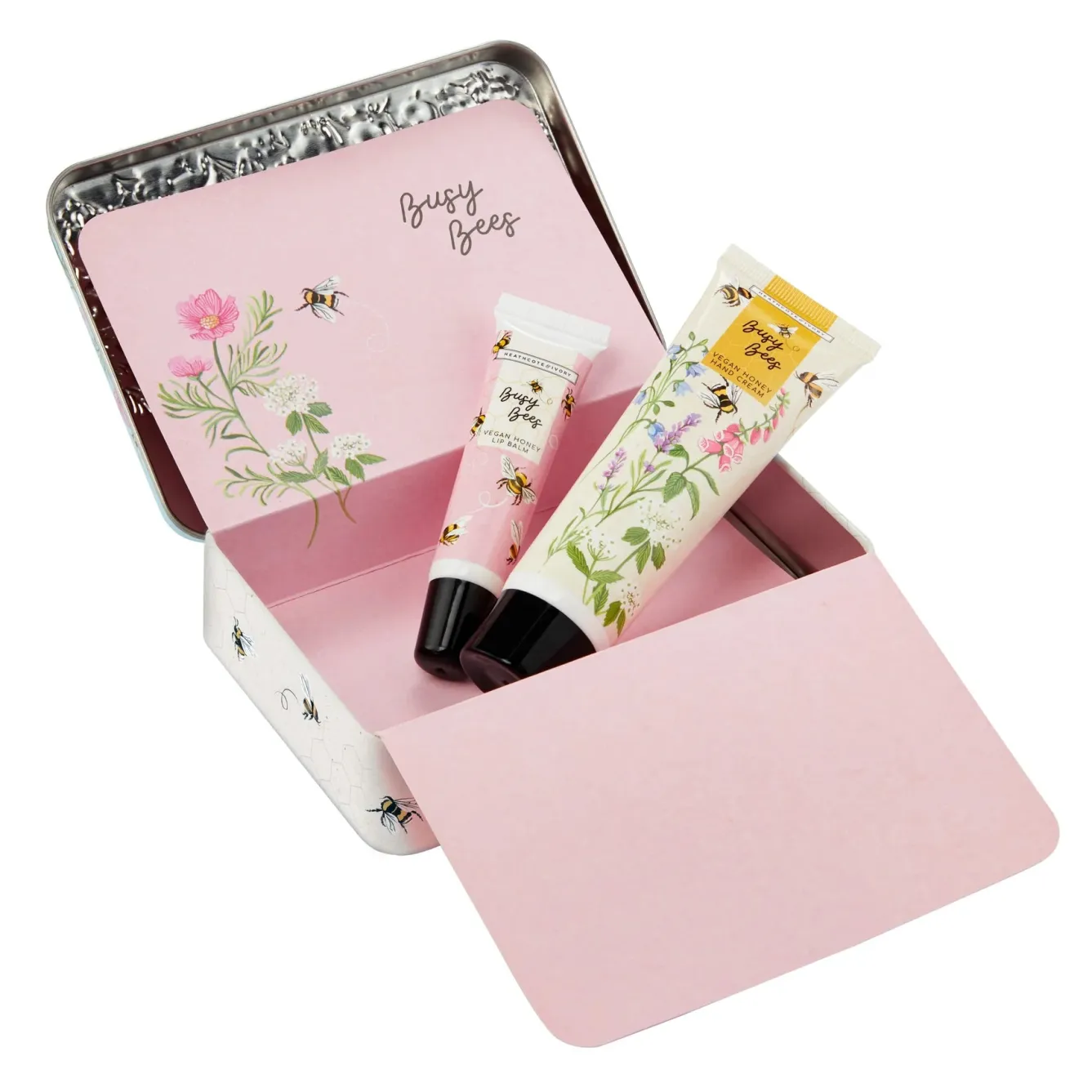 Heathcote & Ivory Heathcote & Ivory Busy Bee Hand and Lip Hand Tin- Soaps & Lotions