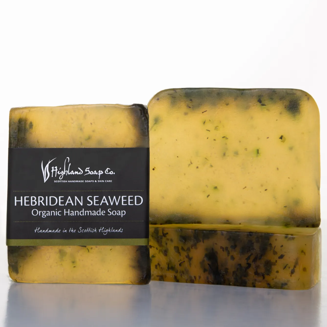 The Highland Soap Company Hebridean Seaweed Organic Glycerin Soap 150g- Soaps & Lotions