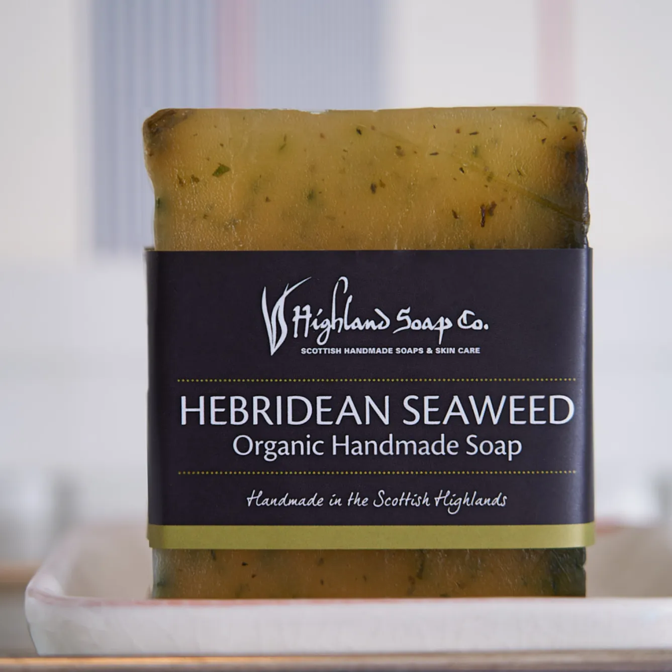 The Highland Soap Company Hebridean Seaweed Organic Glycerin Soap 150g- Soaps & Lotions