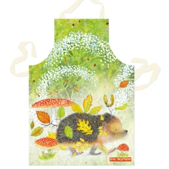 Emma Ball Hedgehog Cotton Apron- Aprons