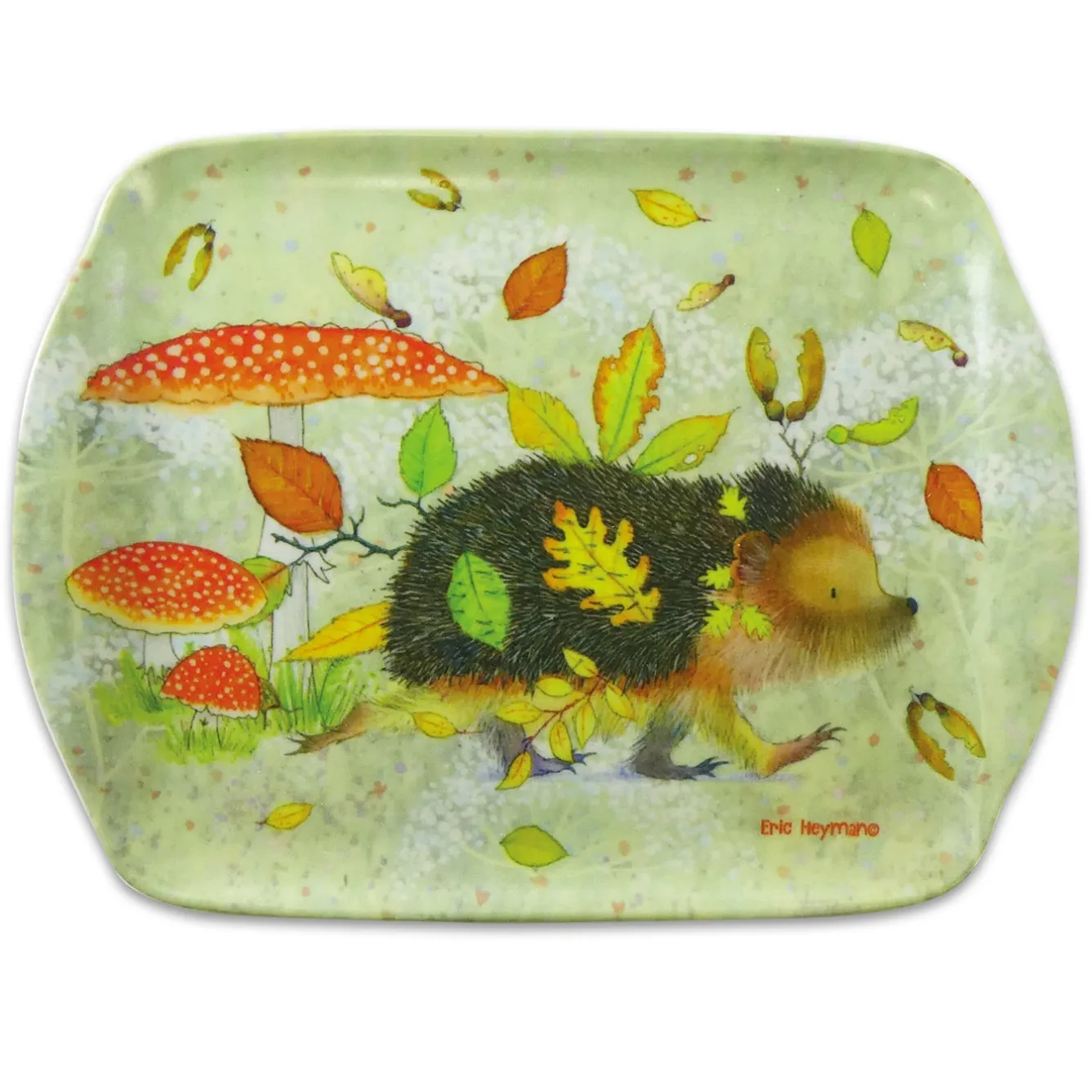 Emma Ball Hedgehog Melamine Medium Tray- Melamine