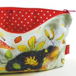 Emma Ball Hedgehog Zipped Pouch- Bags