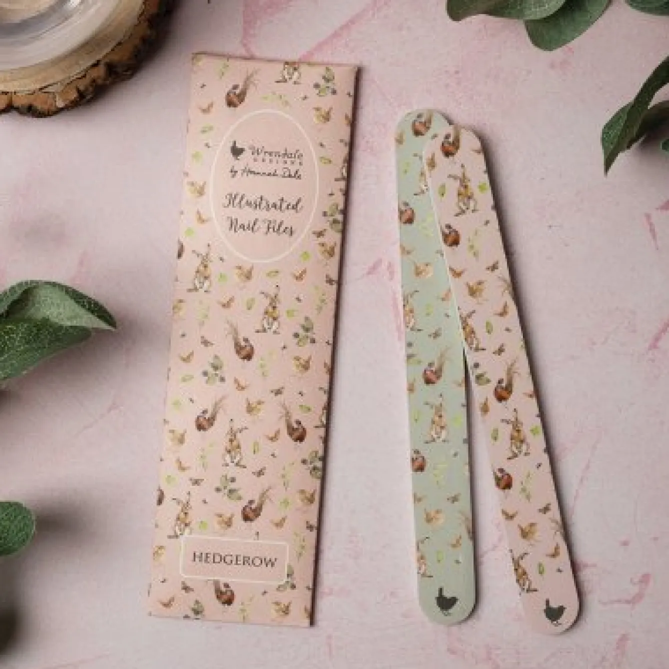 Wrendale Designs 'Hedgerow' Illustrated Nail File Set- Soaps & Lotions