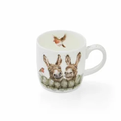 Wrendale Designs 'Hee Haw' Donkey Small Bone China Mug (11oz)- Animals|Animals