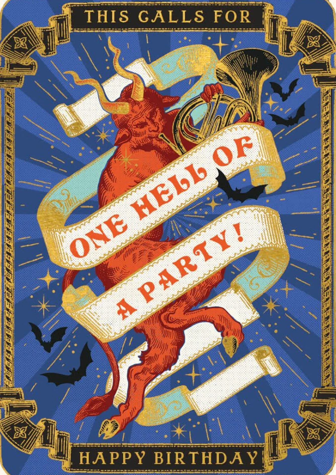 The Art File Hell of a Party Greeting Card- Greeting Cards