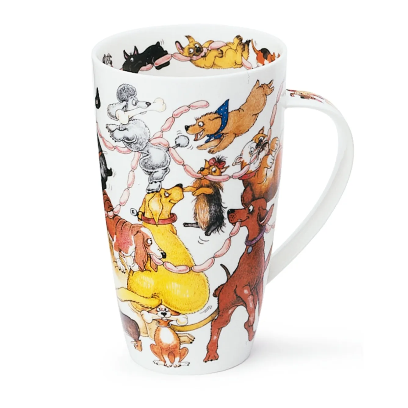 Dunoon Henley Dogs Frolics Mug- Animals|Whimsical