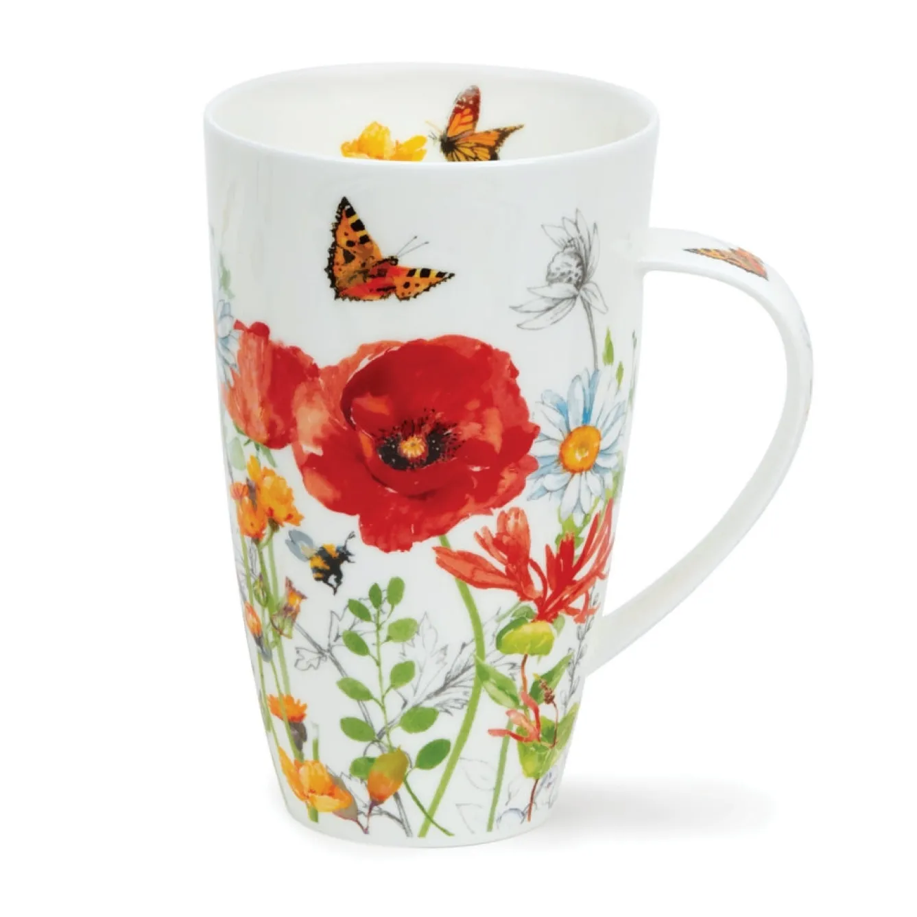 Dunoon Henley Meadow Breeze Mugs- Flowers & Garden