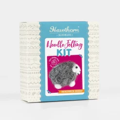 Hawthorn Handmade Herdwick Sheep Brooch Felting Kit- Crafts