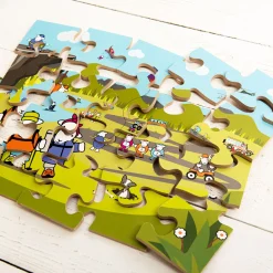 The Herdy Company Herdy Adventures Wooden Jigsaw Puzzle - 20 Piece Puzzle- Puzzles|Children