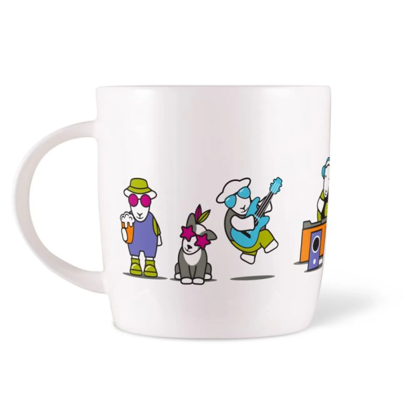 The Herdy Company Herdy Baa-stonburyl Mug- Tea|Bright Colors