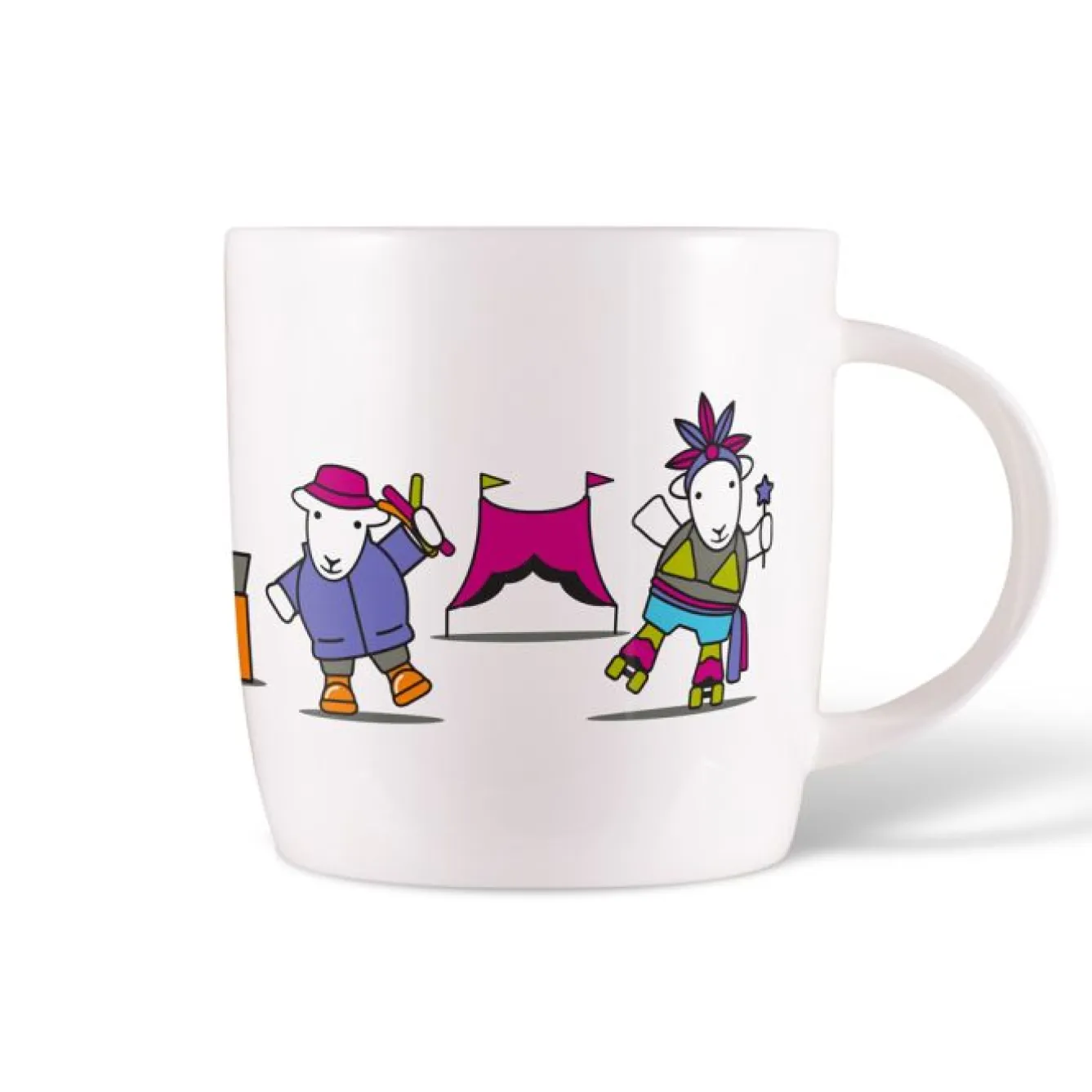 The Herdy Company Herdy Baa-stonburyl Mug- Tea|Bright Colors
