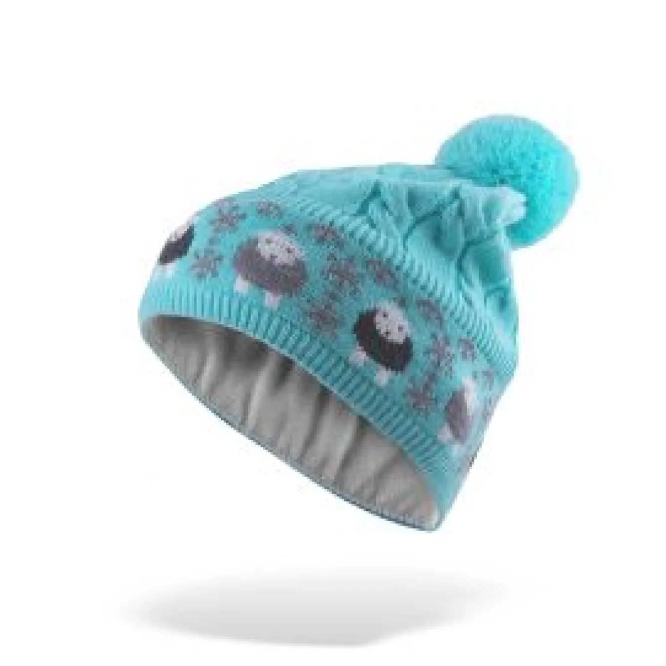 The Herdy Company herdy Cable Bobble Hat- Umbrellas