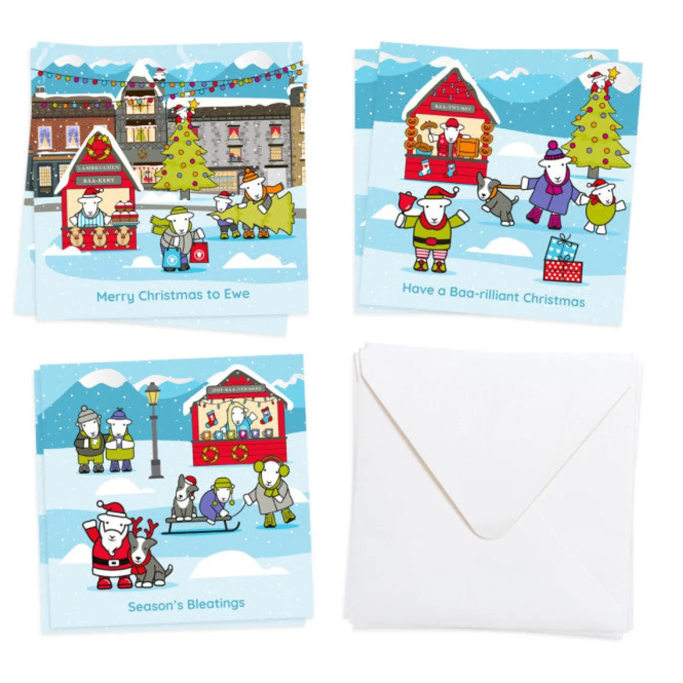 The Herdy Company Herdy Christmas Card 6 Pack- Christmas Cards|Greeting Cards