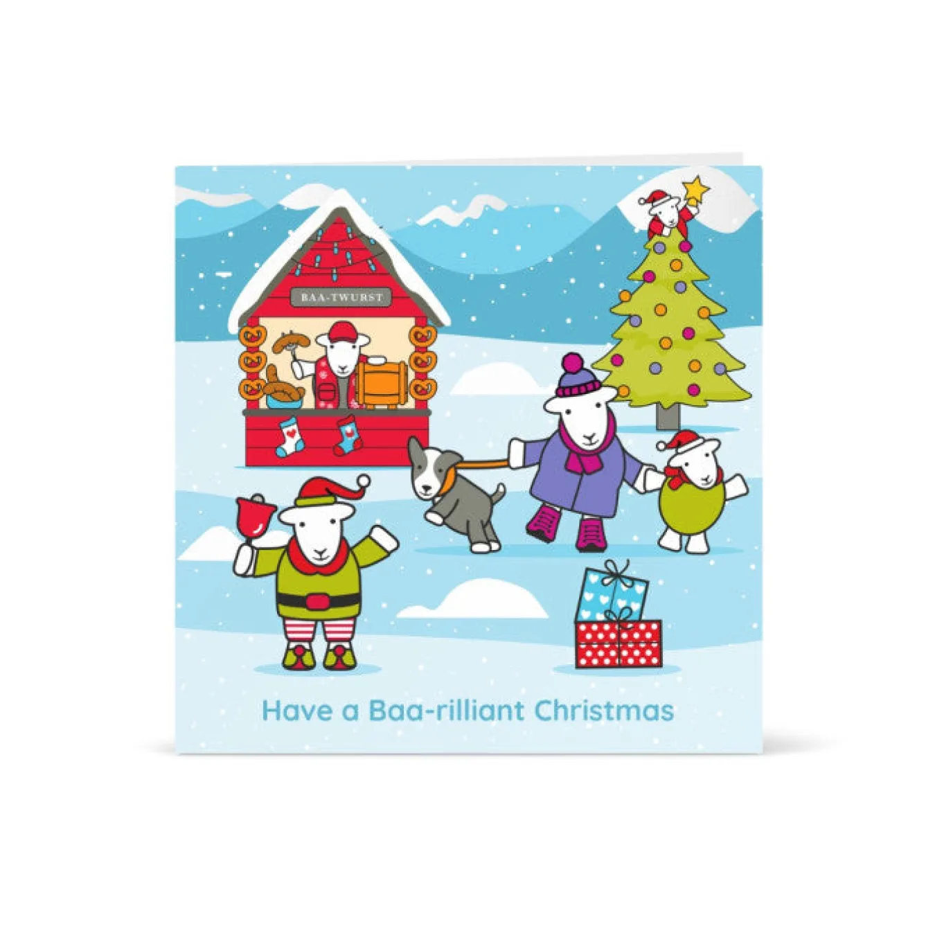 The Herdy Company Herdy Christmas Card 6 Pack- Christmas Cards|Greeting Cards