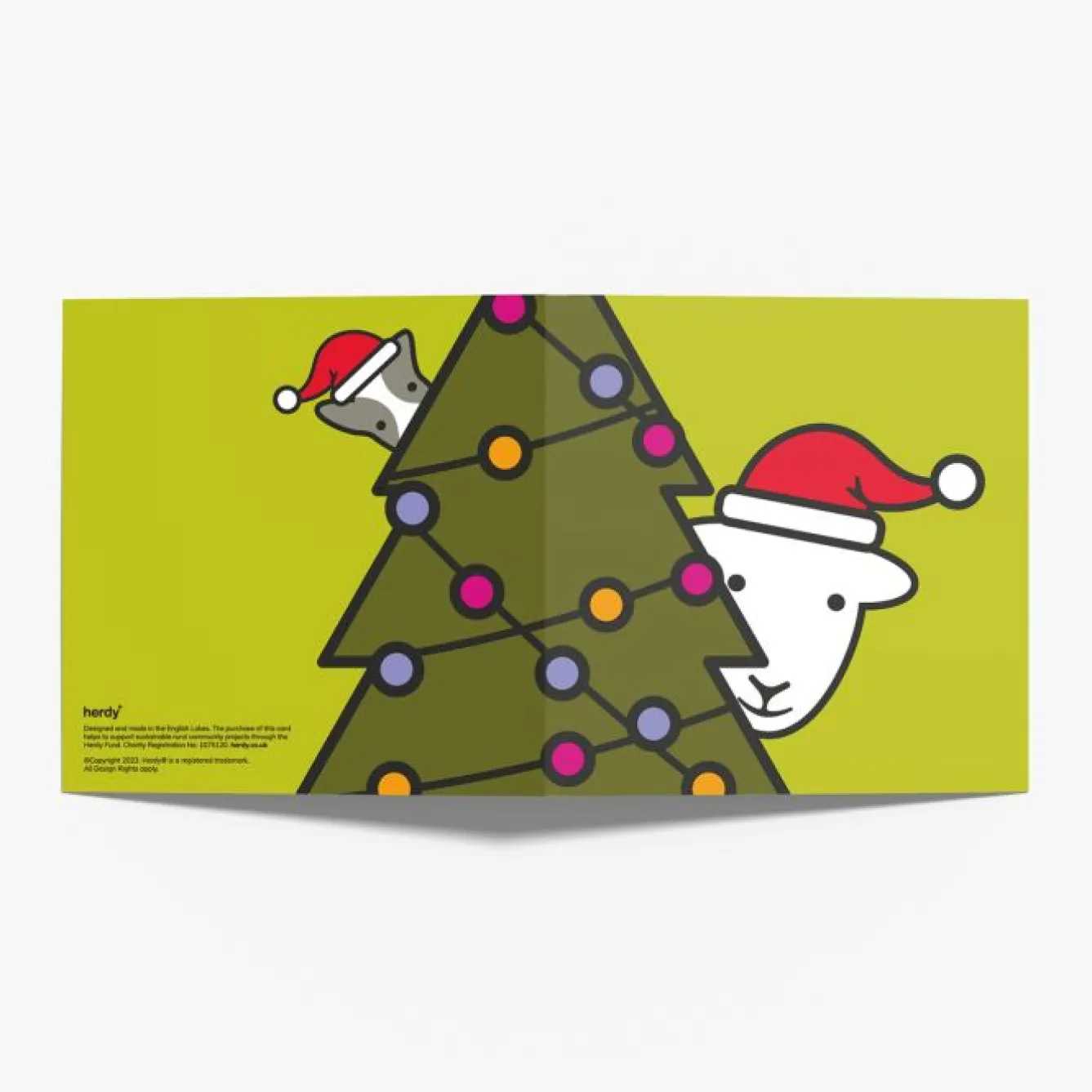 The Herdy Company Herdy Christmas Card 10 Pack- Christmas Cards|Greeting Cards