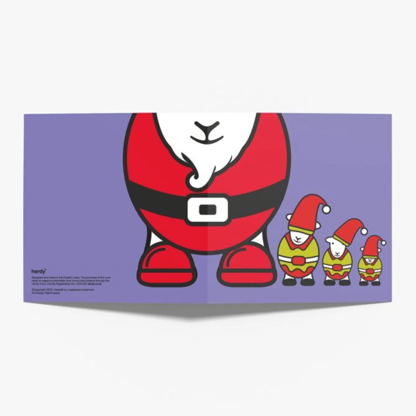 The Herdy Company Herdy Christmas Card 10 Pack- Christmas Cards|Greeting Cards