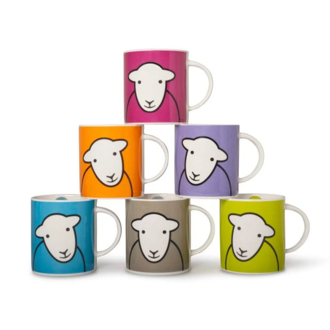 The Herdy Company herdy Hello Mug- Tea|Bright Colors