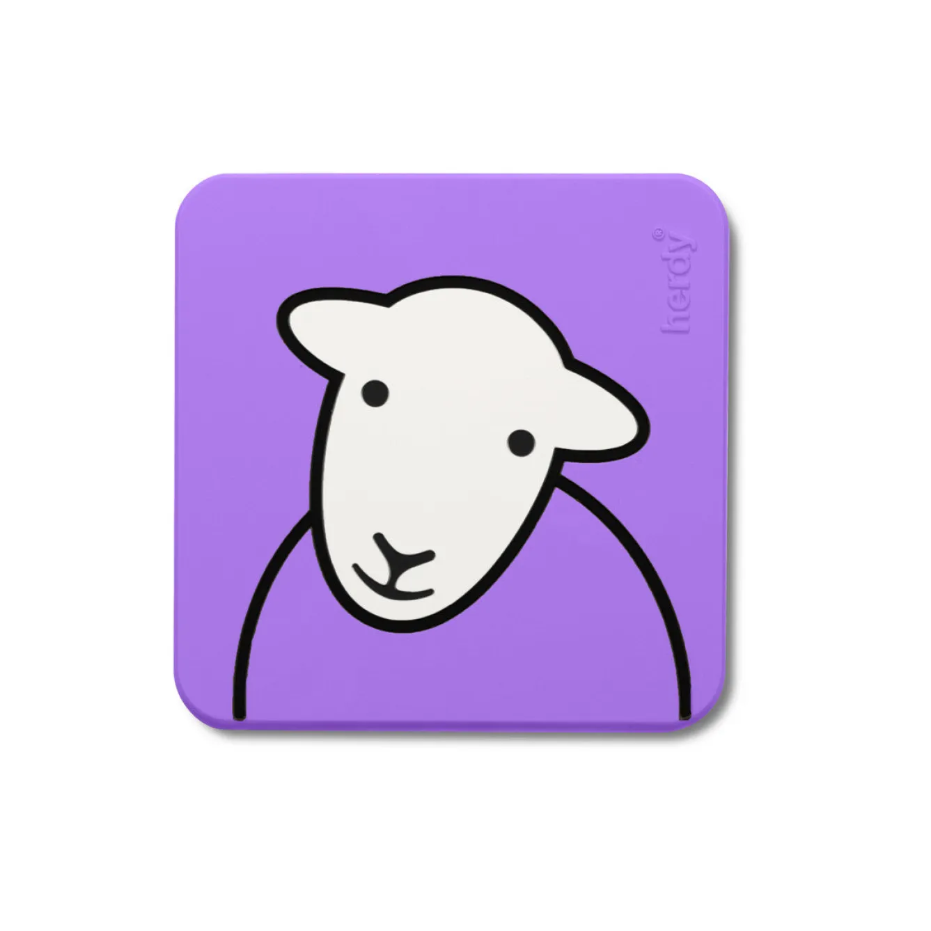The Herdy Company Herdy Hello PVC Coaster- Coasters