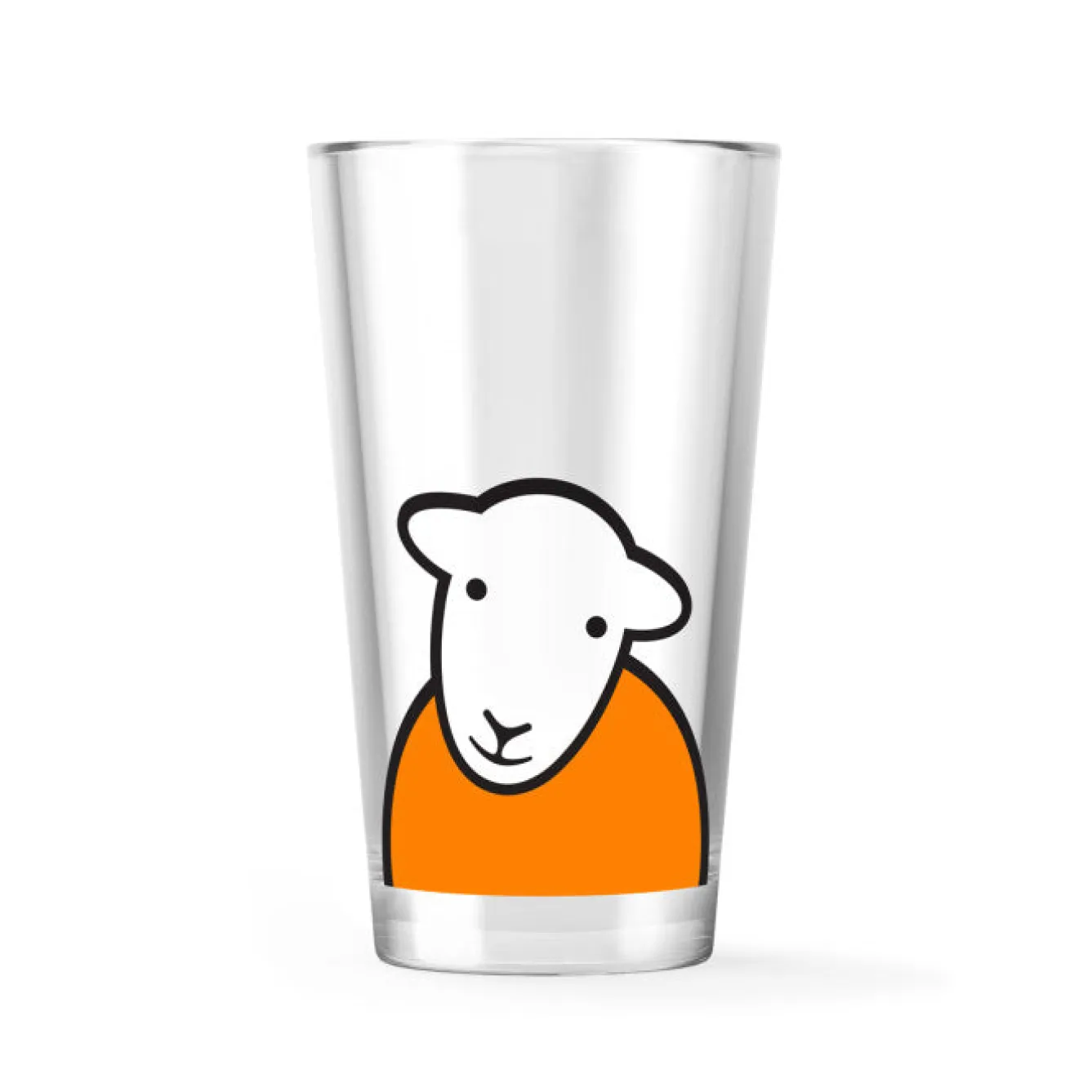 The Herdy Company Herdy 'Hello' Tumbler Glass- Tea|Bright Colors