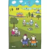 The Herdy Company Herdy Joe & Flo Tea Towel- Tea|Tea