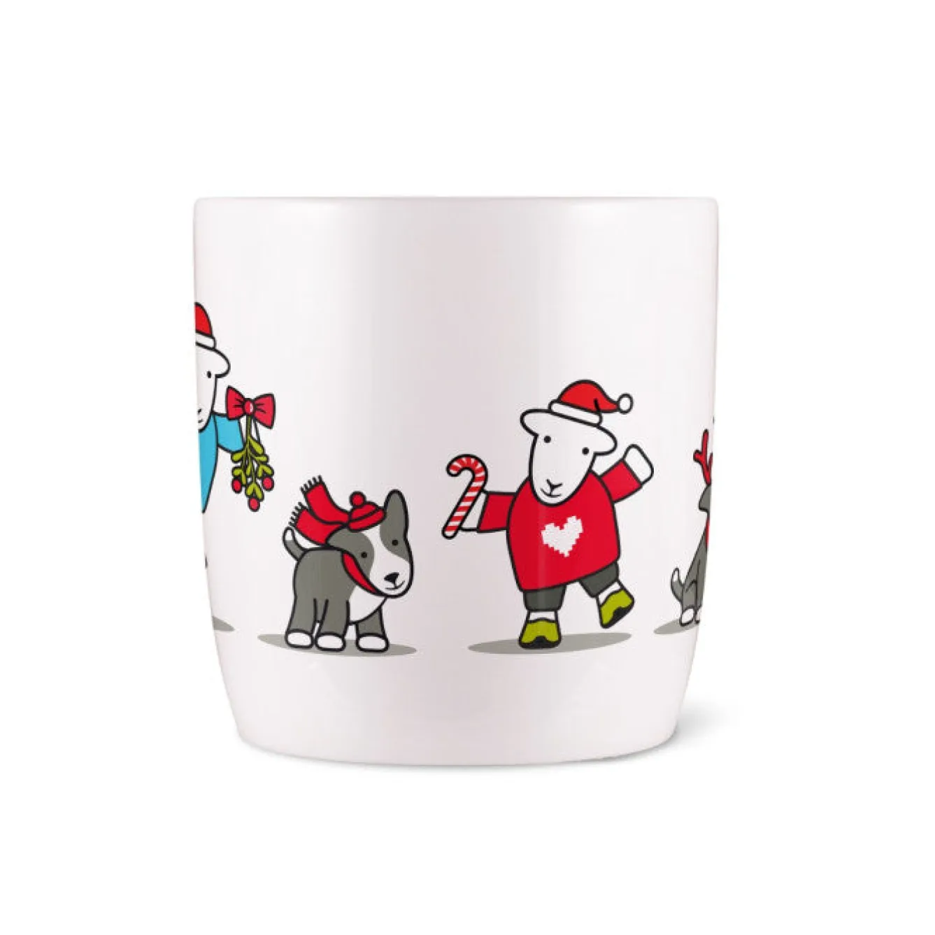 The Herdy Company Herdy Limited Edition Christmas Mug 2024- Tea|Bright Colors