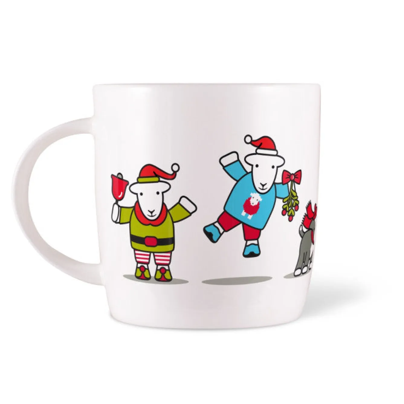 The Herdy Company Herdy Limited Edition Christmas Mug 2024- Tea|Bright Colors