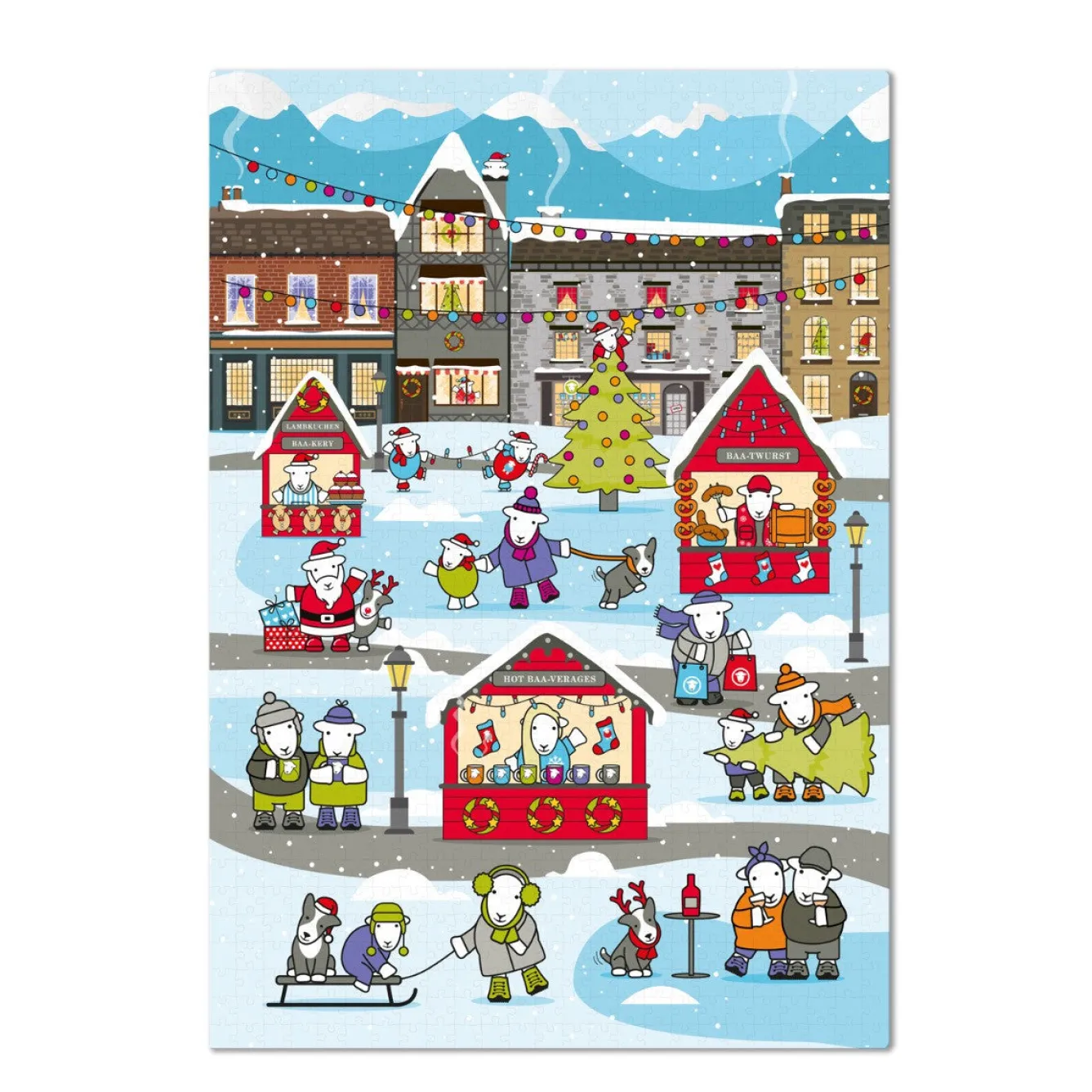 The Herdy Company Herdy Limited Edition Christmas Jigsaw Puzzle - 1000 Piece Puzzle- Puzzles|Children