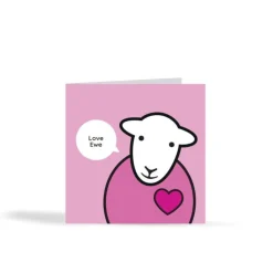 The Herdy Company Herdy Love Ewe Card- Greeting Cards