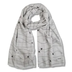 The Herdy Company Herdy Organic Lightweight Cotton Fell Scarf- Umbrellas