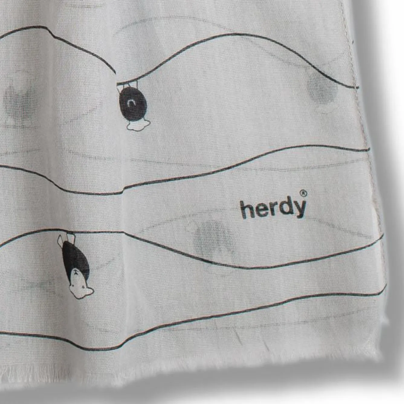 The Herdy Company Herdy Organic Lightweight Cotton Fell Scarf- Umbrellas