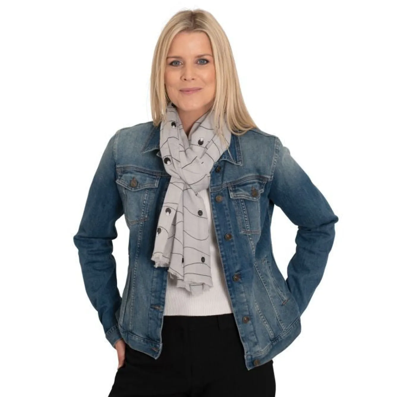 The Herdy Company Herdy Organic Lightweight Cotton Fell Scarf- Umbrellas