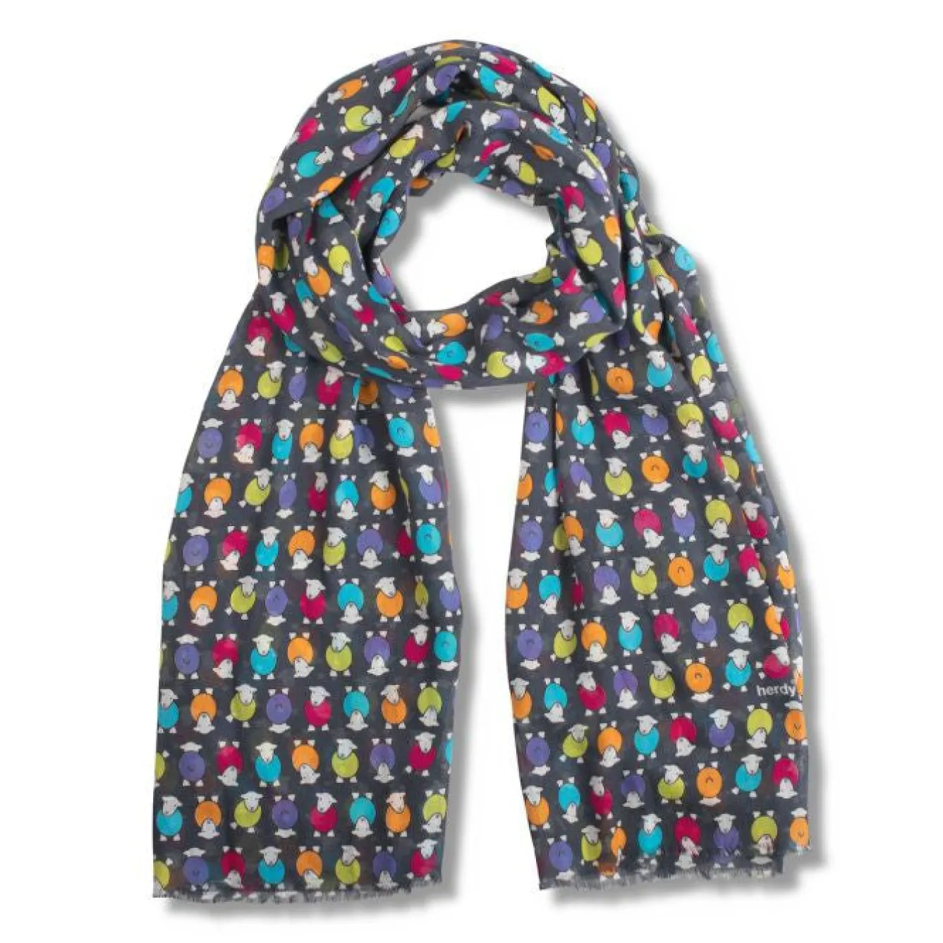 The Herdy Company Herdy Organic Lightweight Cotton Marra Scarf- Umbrellas