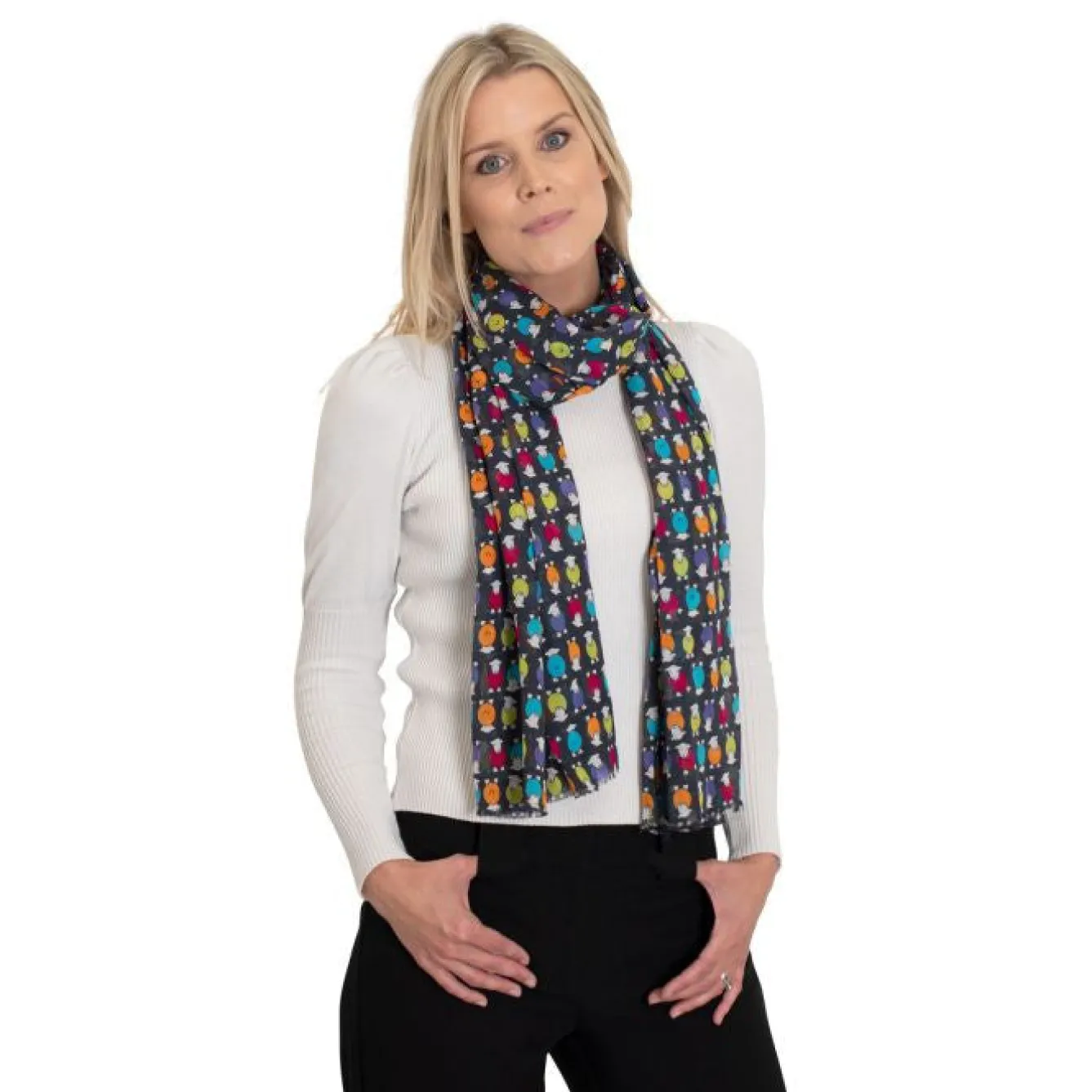 The Herdy Company Herdy Organic Lightweight Cotton Marra Scarf- Umbrellas