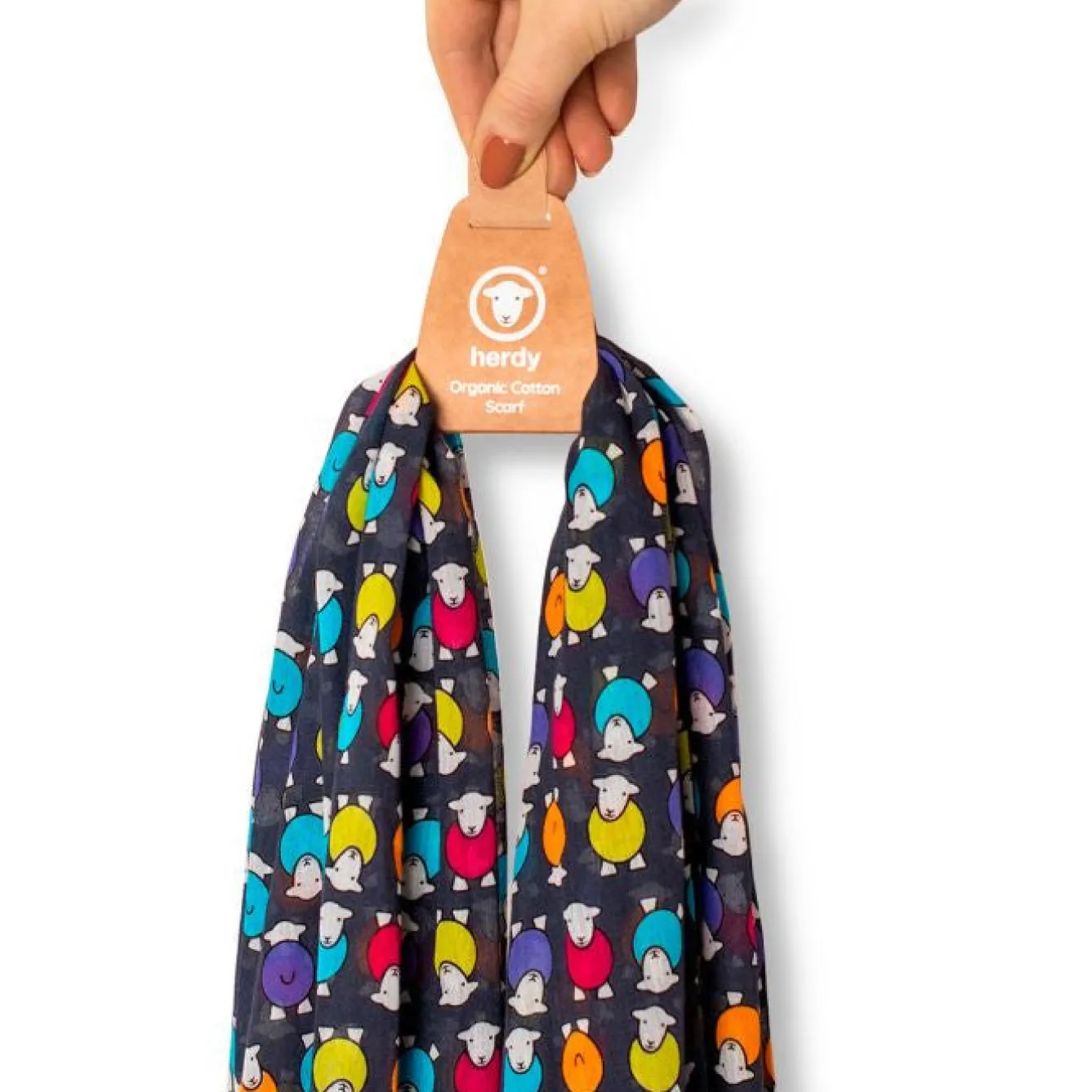The Herdy Company Herdy Organic Lightweight Cotton Marra Scarf- Umbrellas